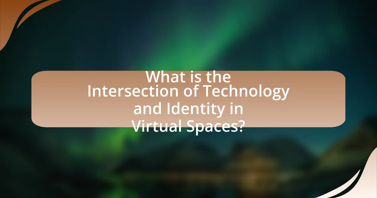 What is the Intersection of Technology and Identity in Virtual Spaces?